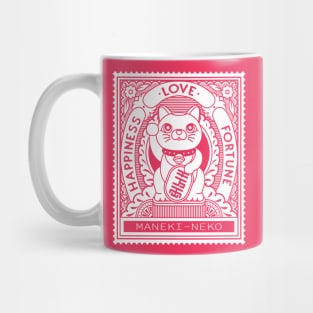 Maneki Neko Stamp Mug